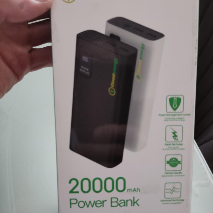 Внешний аккумулятор повербанк Goodenergy 20000mah