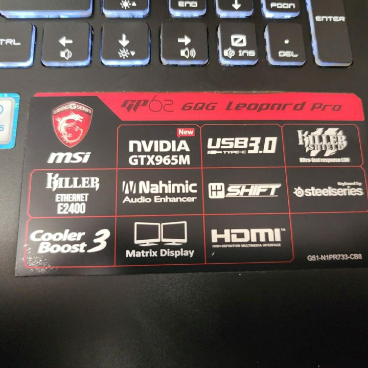 Игровой Ноутбук MSI i5,GTX965m 4Gb,ОЗУ12Gb,SSD,IPS