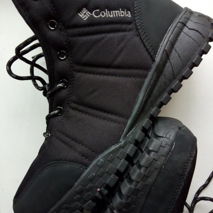 Кроссовки Columbia зимние чёрные высокие