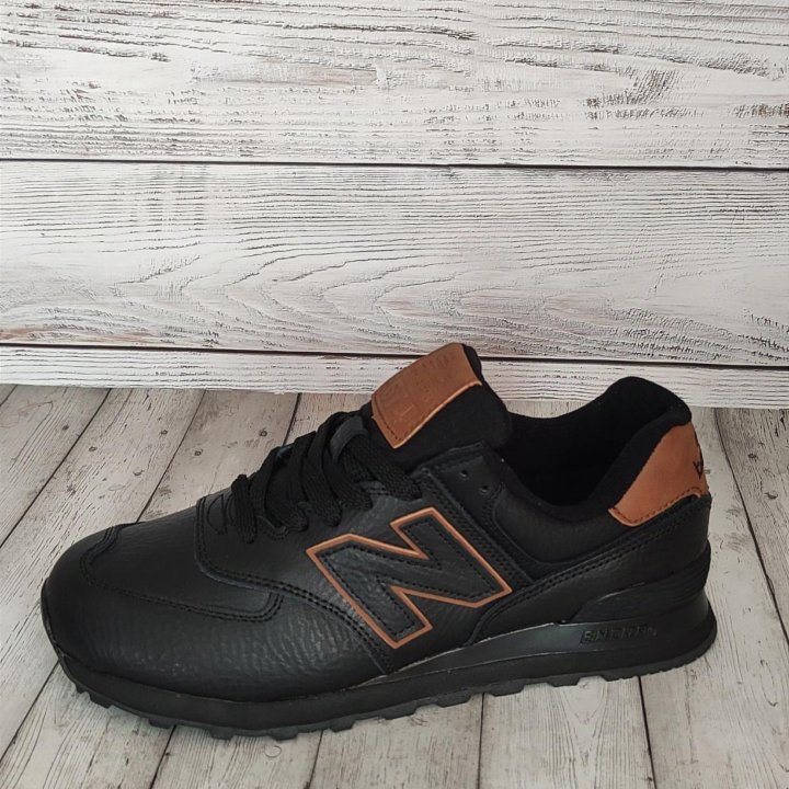 КРОССОВКИ МУЖСКИЕ КОЖАНЫЕ NEW BALANCE 574