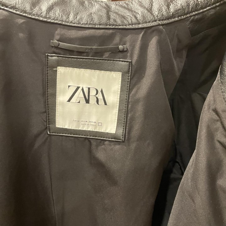 Куртка кожаная Zara