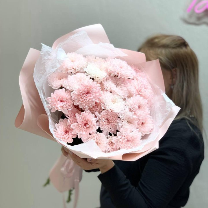 Букет из хризантем кустовых Flowers124 доставка