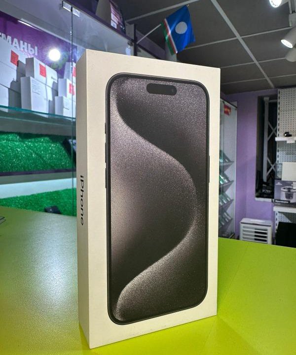 iPhone 15 Pro, 128 ГБ, черный, 8 ГБ* т215180