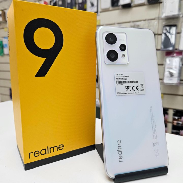 Realme 9 (6+5/128)Gb White Гарантия 1 год.