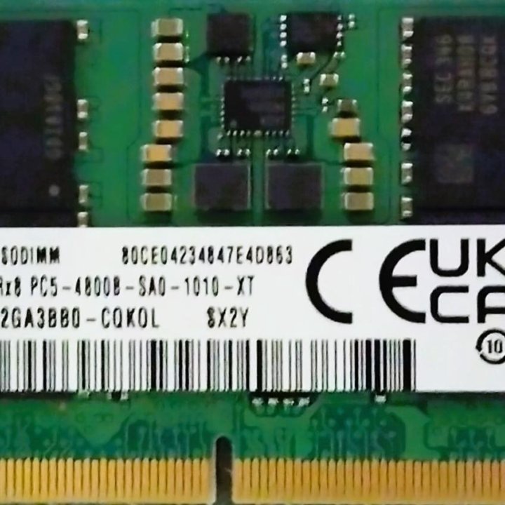 Оперативная память Samsung SODIMM DDR5 16ГБ