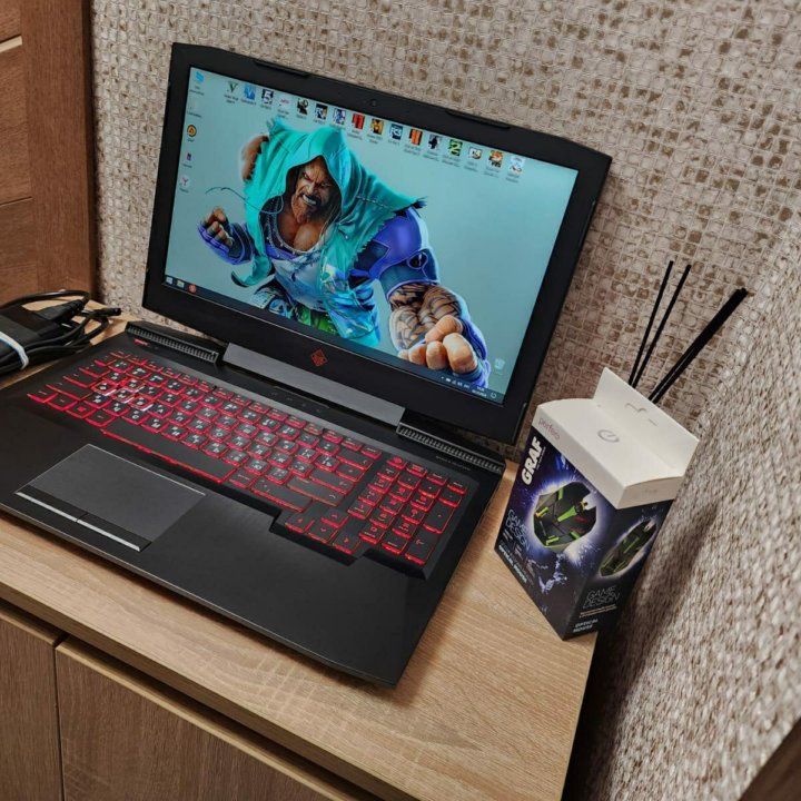 Ноутбук HP OMEN i5, GTX1050,ОЗУ16Gb,SSD,IPS