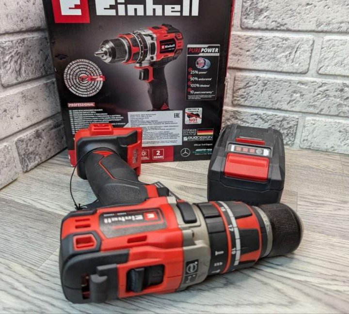 Дрель аккумуляторная ударная Einhell PXC TE-CD 18/50 Li-i BL Solo