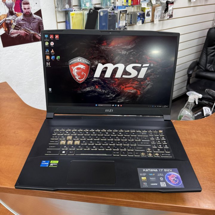 Большой мощный MSI 17 144HZ i5-12gen/RTX 4050 6GB