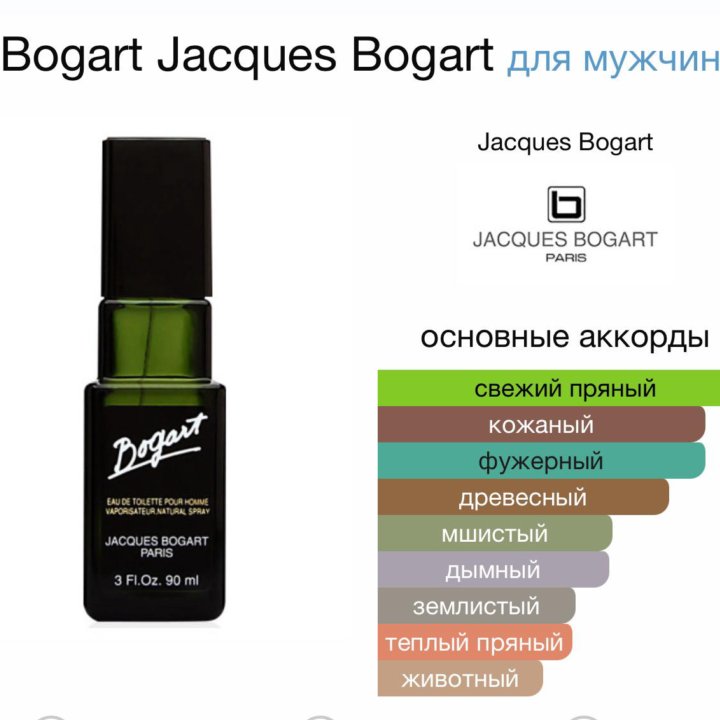 Мужские духи Jacques Bogart 90 мл. Оригинал