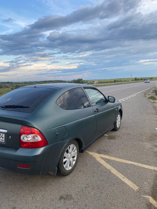 Lada Priora Coupe оранжевая