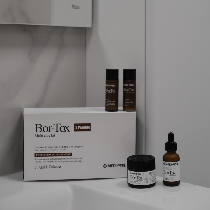 Medi-peel bor-tox 5 peptide multi care kit. Medi peel bor tox набор. Лифтинг-набор с эффектом ботокса bor-tox 5 peptide multi care kit 30+30+30+50 мл. Bor tox набор. Medi-peel bor-tox peptide multi care kit.