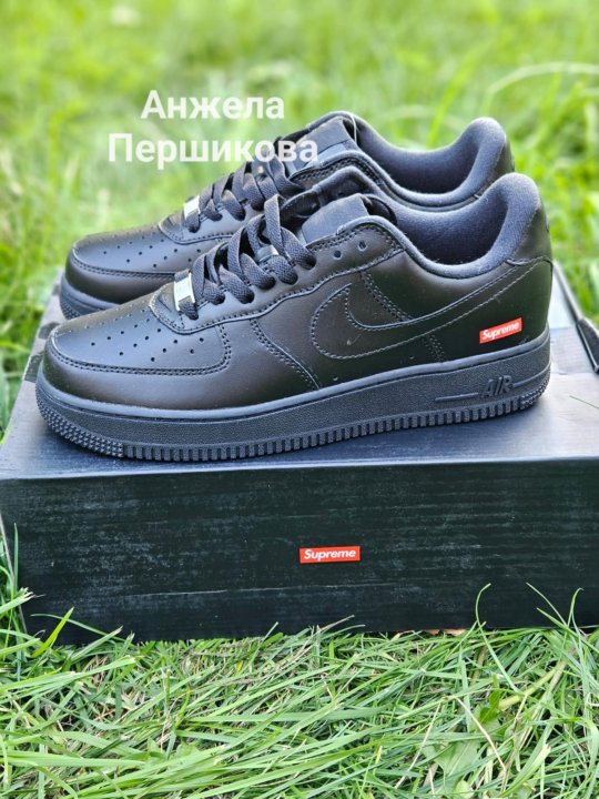 Nike air force clearance 1 x supreme black