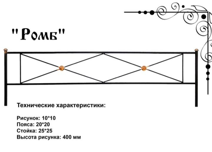 Дизайн оградки на кладбище