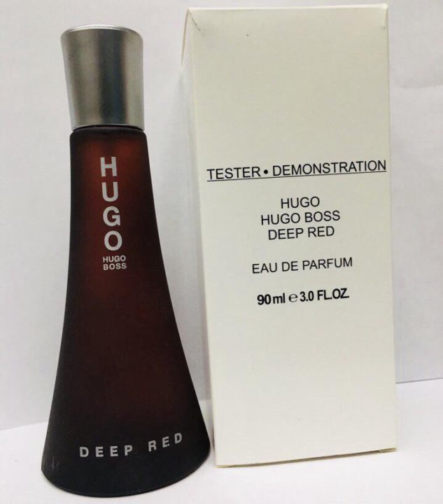 Boss deeper. Hugo Boss Deep Red 100 ml. Тестер Хуго босс женские Дееп ред.