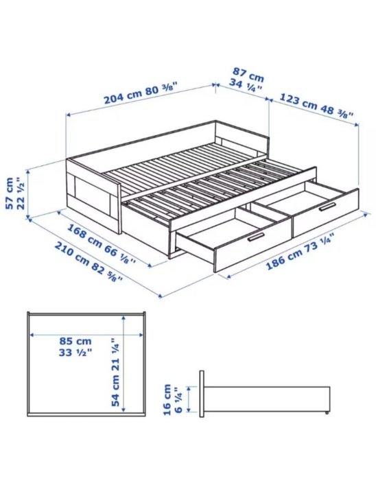 Кровать икеа флекке размеры