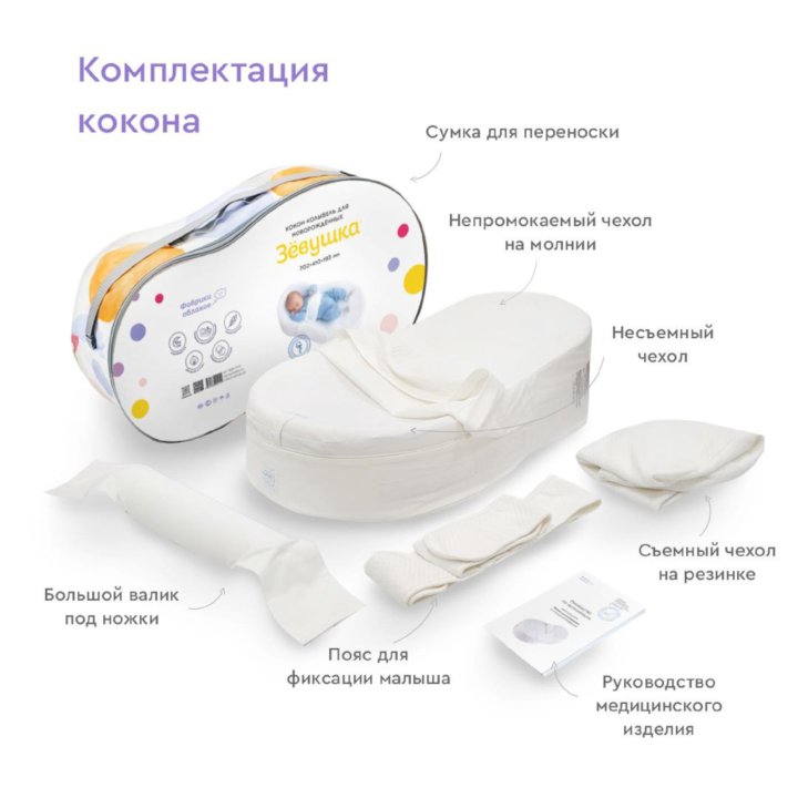 Кокон зевушка инструкция по применению. Кокон зевушка комплектация. зёвушка кокон-матрас для новорожденных. кокон зевушка валики. чехол на кокон зевушка.
