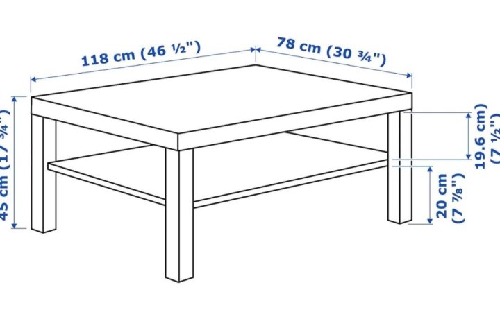 Высота стола лакк икеа