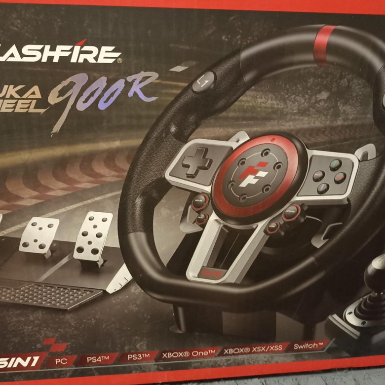 Руль flashfire 6in1 suzuka racing wheel es900r