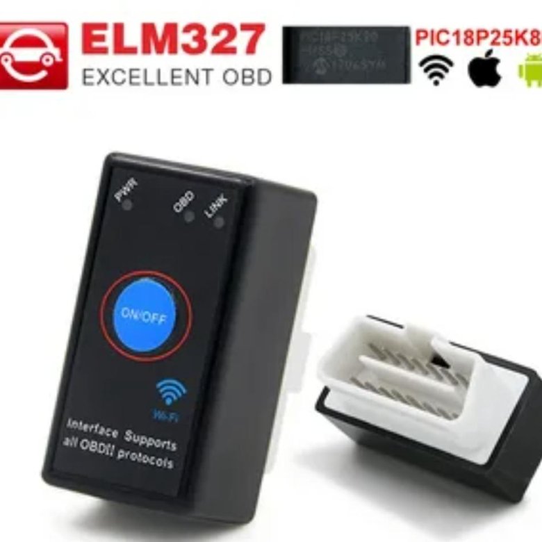 Диагностический сканер ELM327 OBD v.1.5 – купить в Хабаровске, цена 1 ...