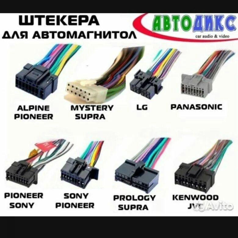 Разъёмы для автомагнитол – купить в Ростове-на-Дону, цена 250 руб ...