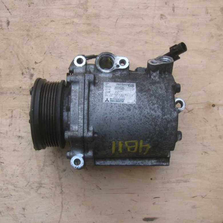 Компрессор кондиционера Mitsubishi Outlander XL. Кондиционер Митсубиши GN4706.32-96.