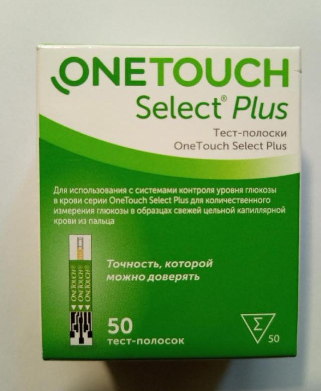 Тест полоски one touch plus