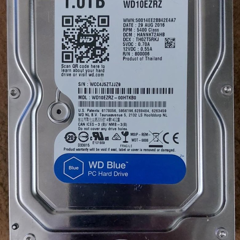 Hdd Wd 1 Tb Купить