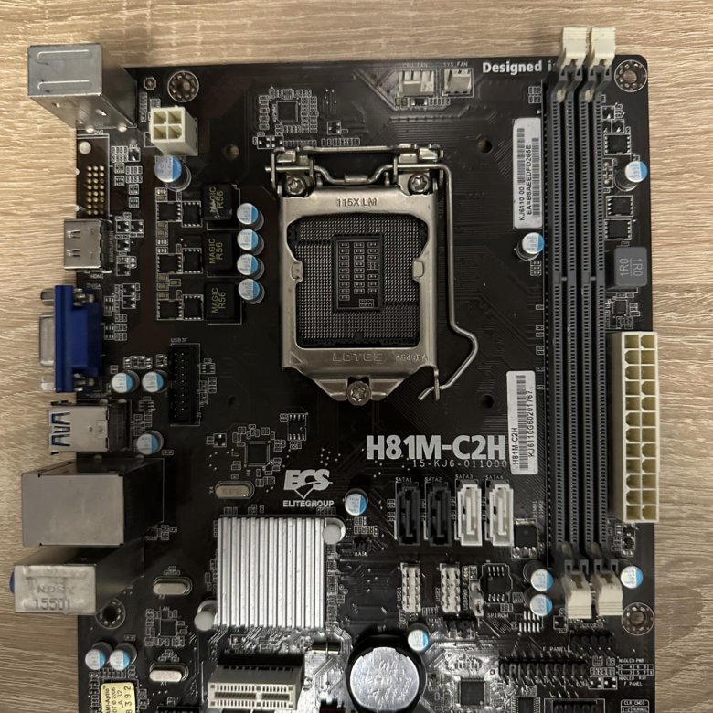 Материнская плата ESC H81M-C2H 1150 сокет – купить в Мегионе, цена 1 ...