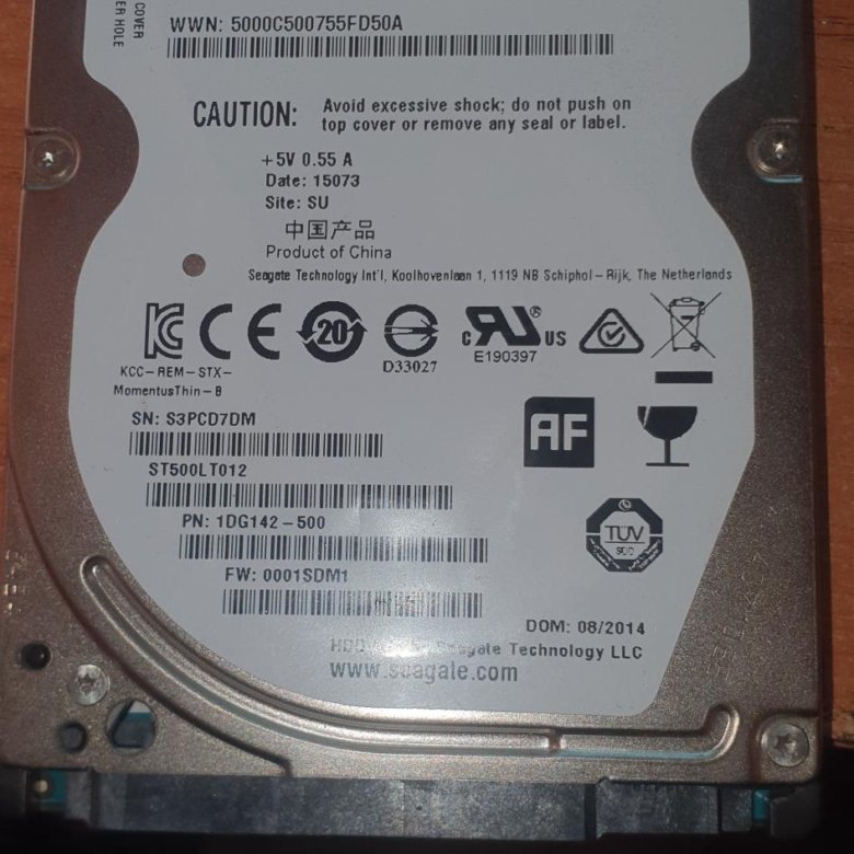 Жеский диск для ноутбука 500GB – купить в Екатеринбурге, цена 500 руб ...