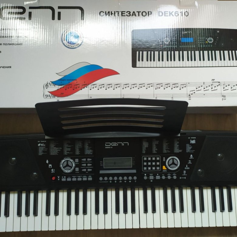 Синтезатор denn DEK610 черный – купить в Санкт-Петербурге, цена 10 000 ...
