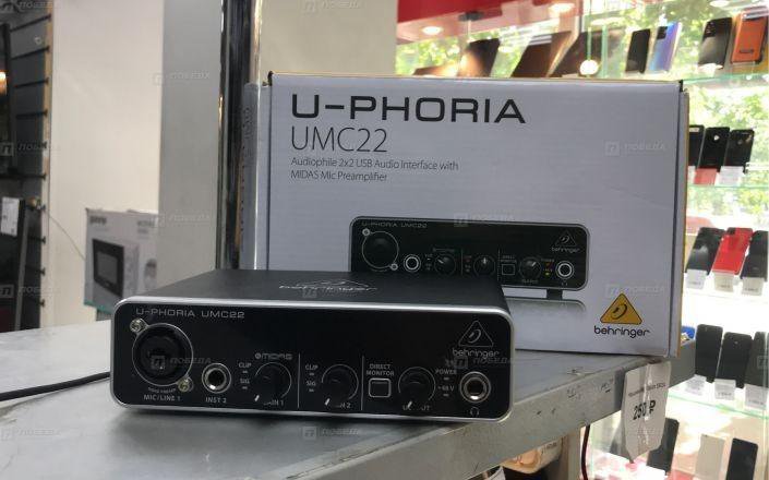 Карта behringer u phoria umc22