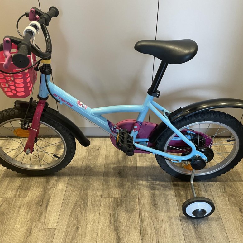 Детский велосипед btwin 16 четырехколесный – купить в Москве, цена 3 ...