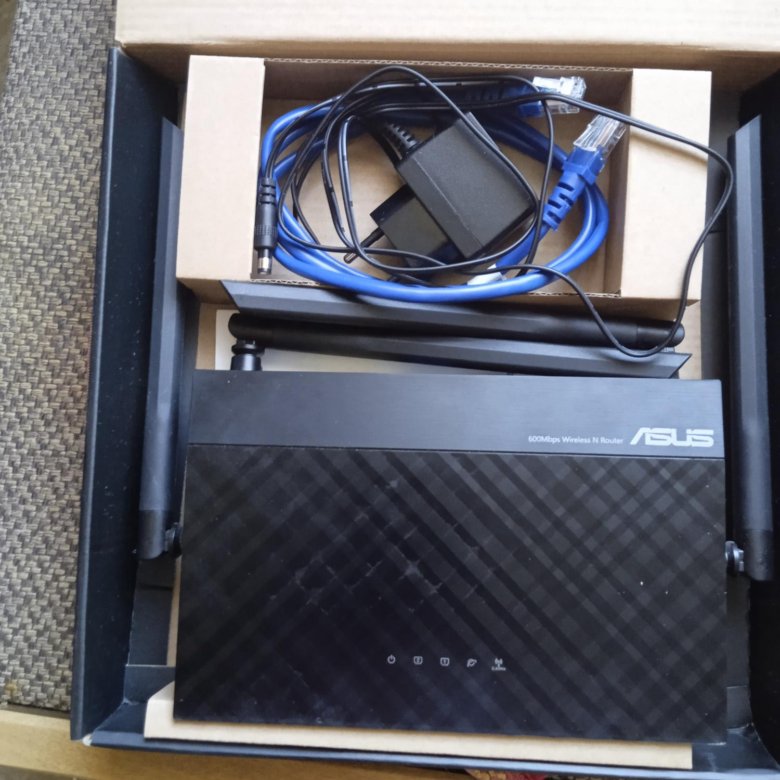 Wi-Fi роутер ASUS RT-N19, N600, черный – купить в Кременке, цена 750 ...