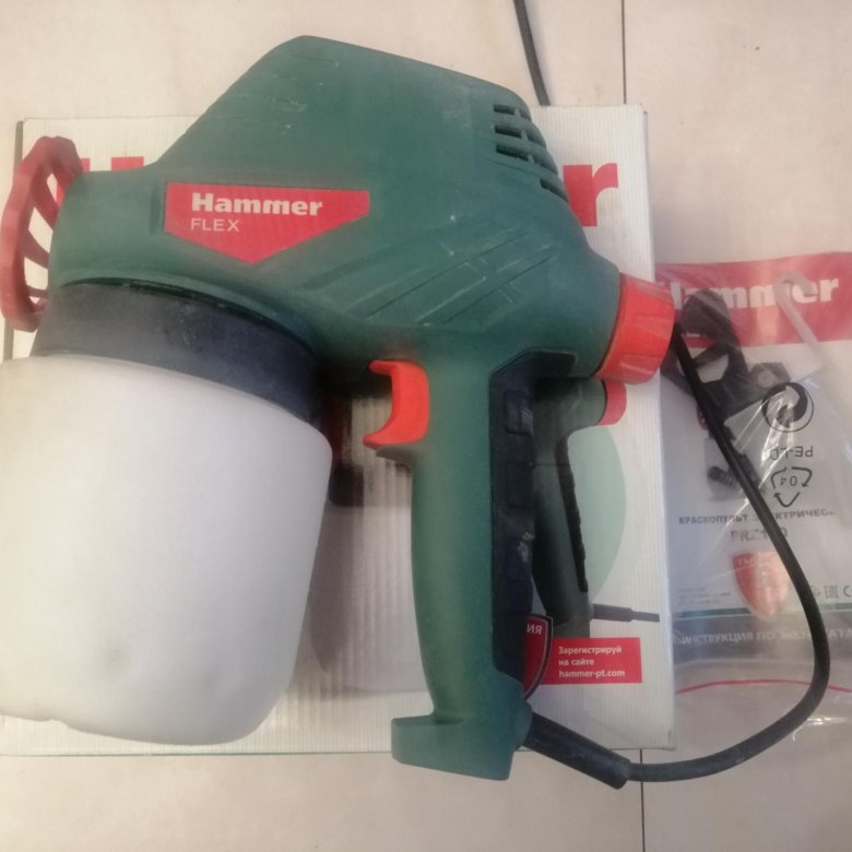Краскопульт электрический Hammer Flex PRZ110 – купить в Москве, цена 1 ...