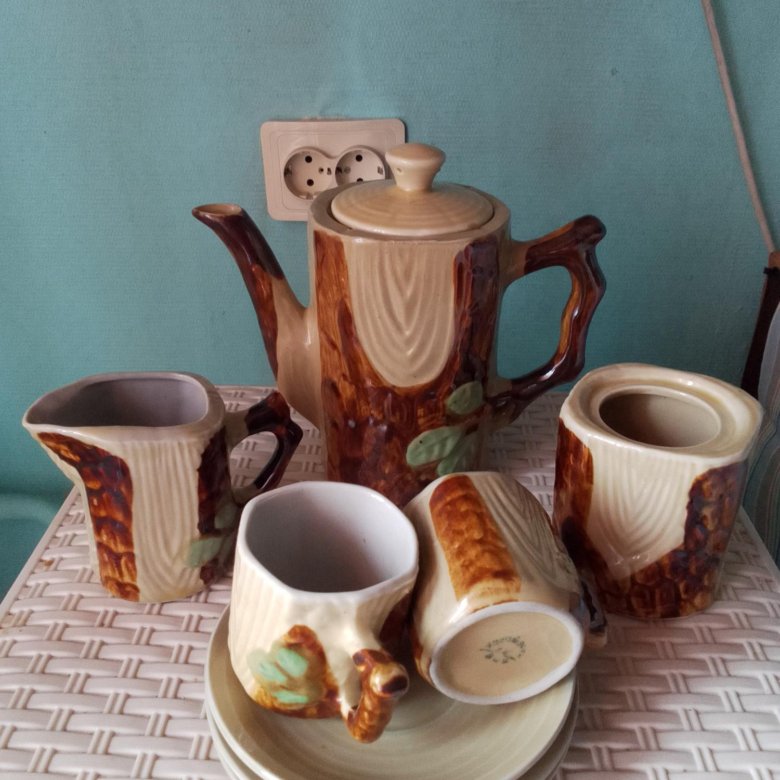 кофейный сервиз винтажный керамика – купить в Новокузнецке, цена 350 ...