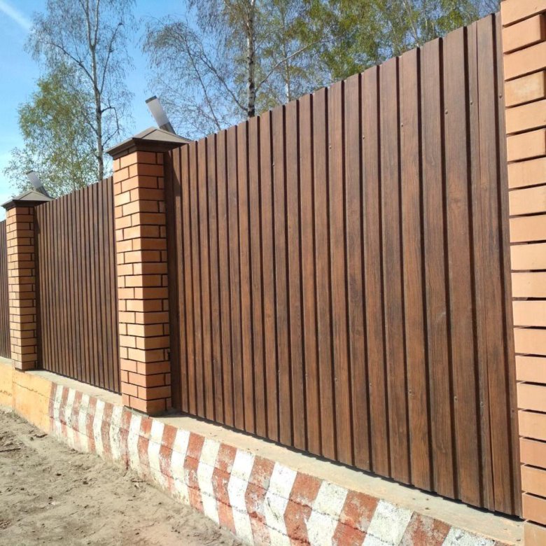 Сайдинг Евробрус - вертикальный монтаж для забора – купить в ...