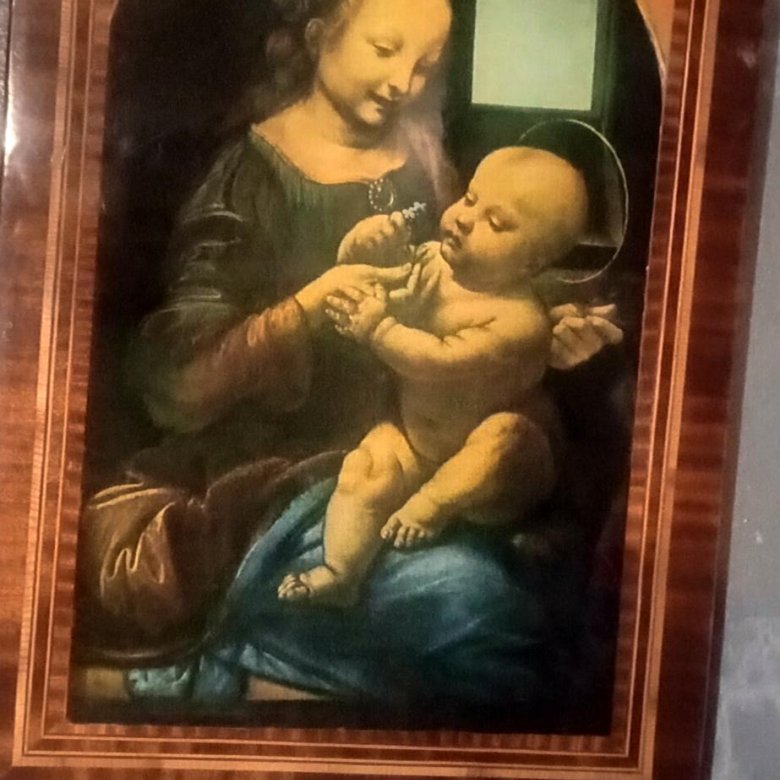 Картина Леонардо да Винчи" Мадонна с цветком" – купить в Пензе, цена 1 ...