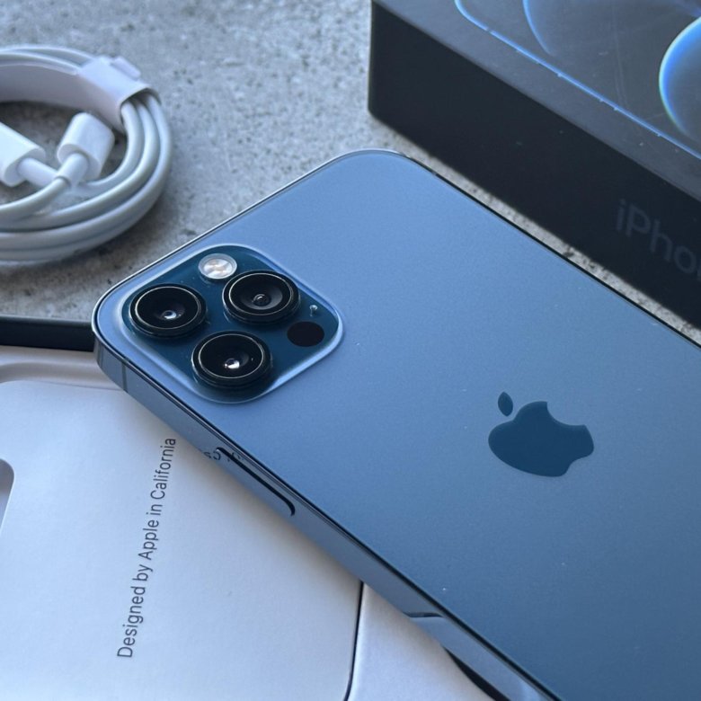 Идеальный iPhone 12 Pro 128Gb Синий – купить в Красноярске, цена 40 990 ...