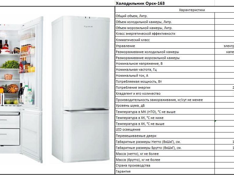 Холодильник орск 163