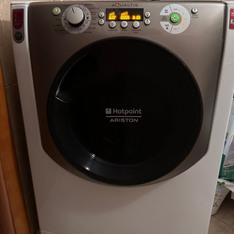 Стиральная машинка Hotpoint Ariston 7 кг – купить в Москве, цена 17 000 ...