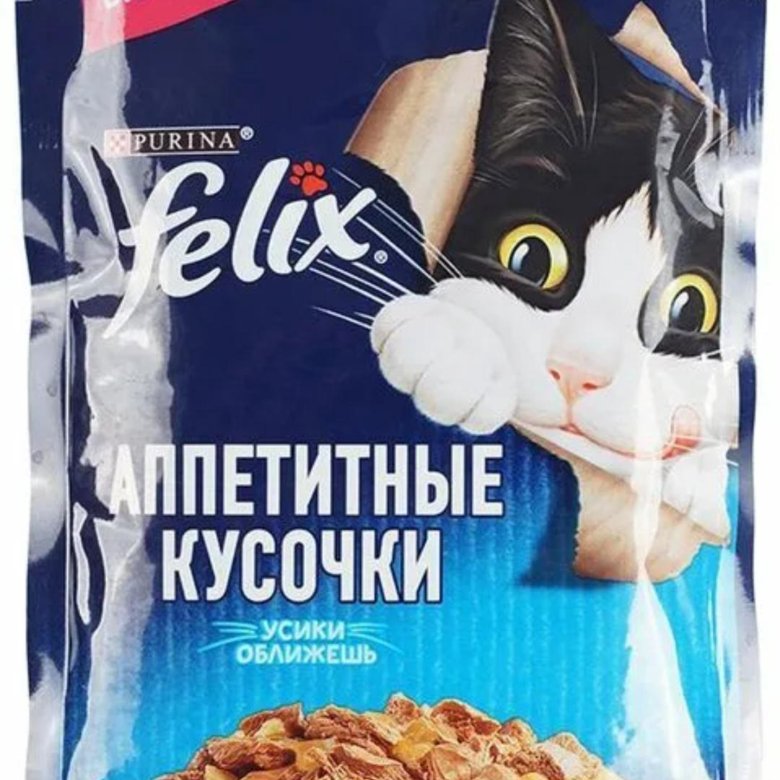Корм для кошек Феликс в желе – купить в Москве, цена 14 руб., дата ...