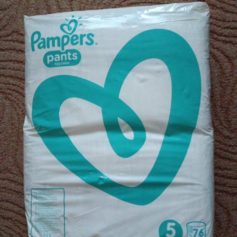 Трусики Pampers #5 76шт – купить в Екатеринбурге, цена 1 200 руб., дата ...