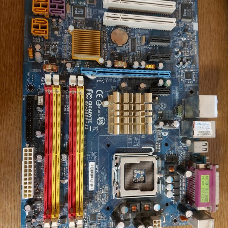 Мат. плата GIGABYTE GA-965P-S3 rev1.0 LGA775 – купить в Екатеринбурге ...