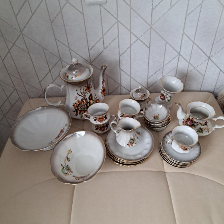 Чайный сервиз Коростенского завода – купить в Красноярске, цена 4 500 ...