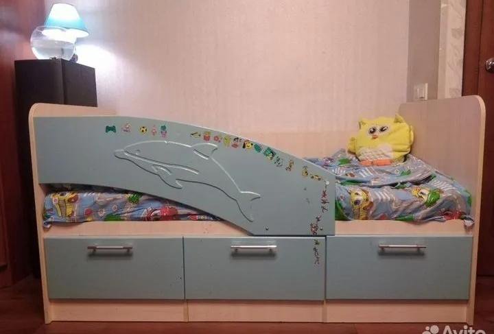 Детская кроватка Дельфин – купить в Москве, цена 1 500 руб., дата ...