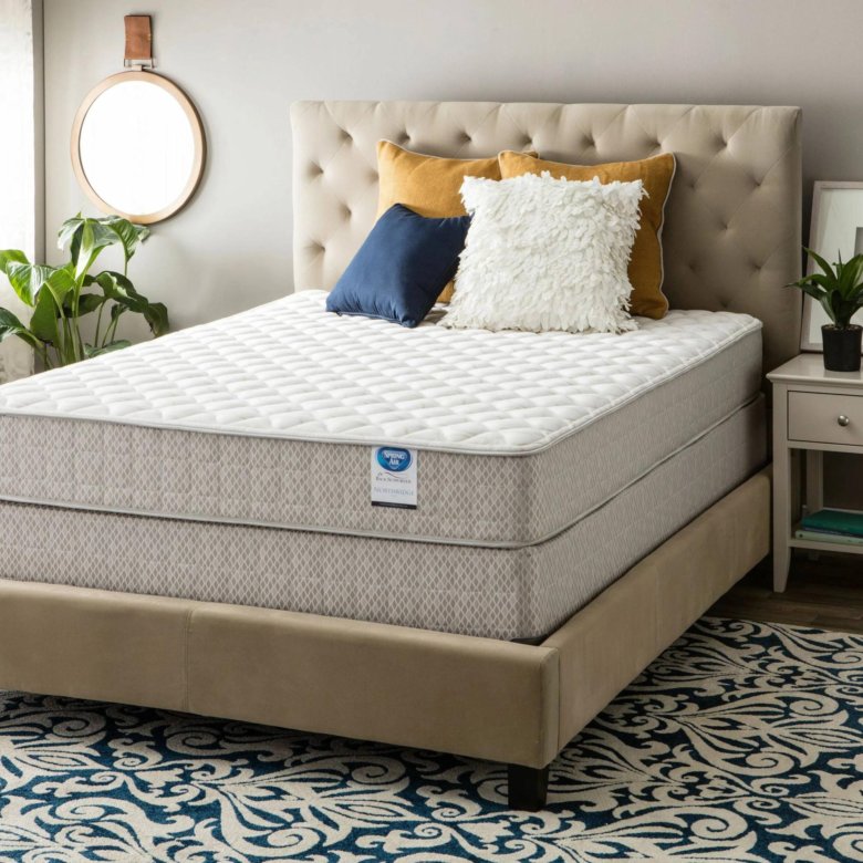 Кровать с ортопедическим матрасом. Spring Air матрас. Матрас одноместный. King Size Mattress. Bedroom Furniture and Mattress (Set).