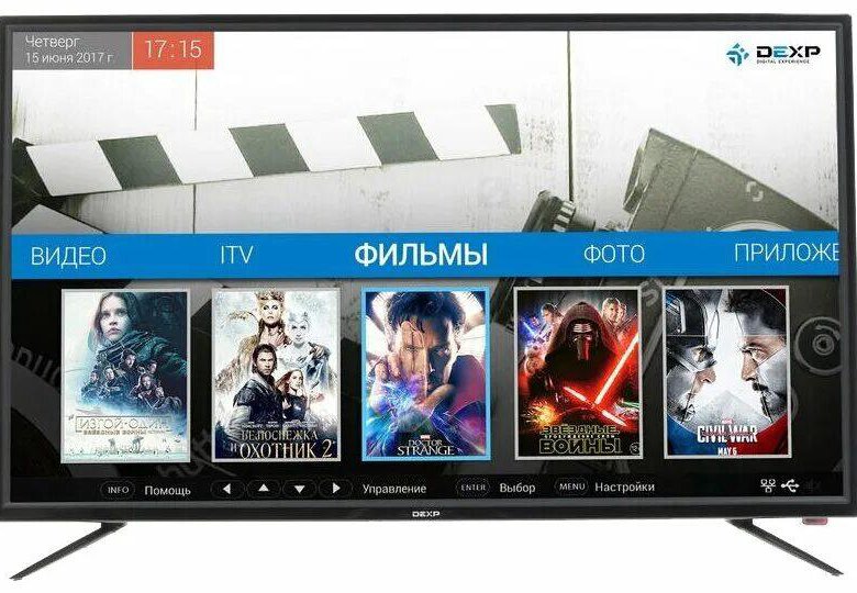 Телевизор андроид, 81см, смарт Б/У – купить в Якутске, цена 5 555 руб ...