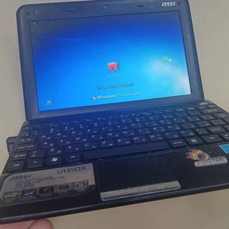 Нетбук MSI U135DX – купить в Екатеринбурге, цена 2 000 руб., истекает ...