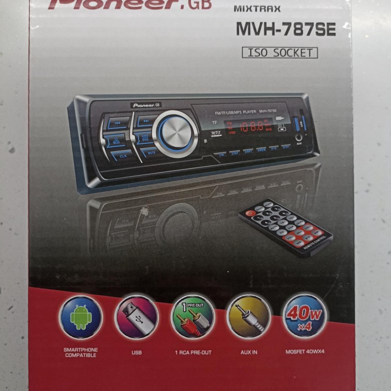 купить магнитолу pioneer с выдвижным экраном