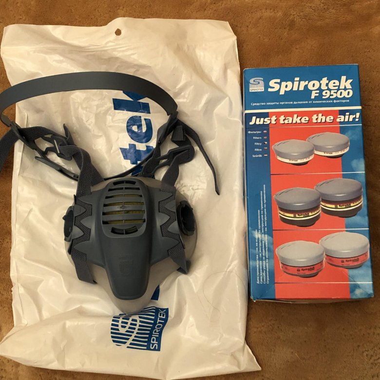 Новые Spirotek полумаска HM8500,фильтры F9500 – купить в Москве, цена 1 ...